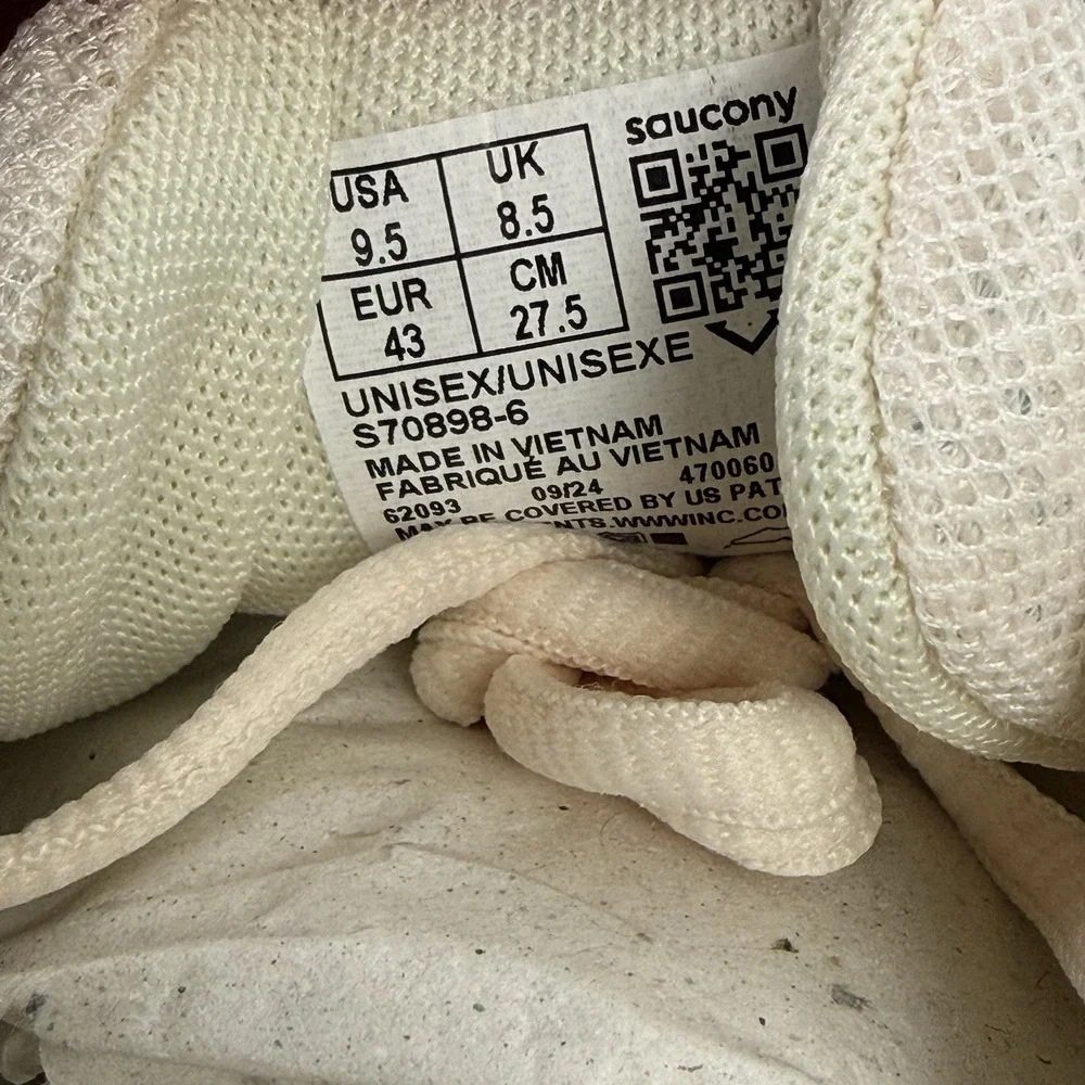Saucony Grid Jazz 9 Suede Pack Ivory Mens Size 9.5 Womens 11 Sneakers S70898-6